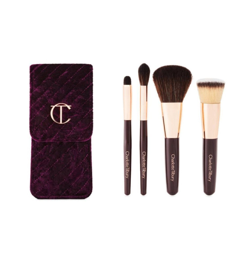 Charlotte Tilbury Hollywood Brush & Case Set - 4'lü Fırça Seti